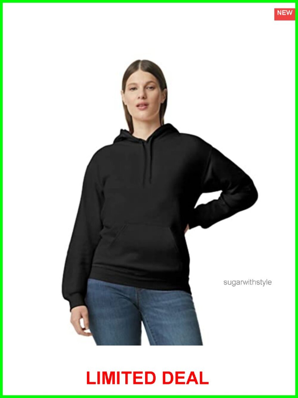 Softstyle Hoodie Sweatshirt Classic Fit Cotton Blend Pullover